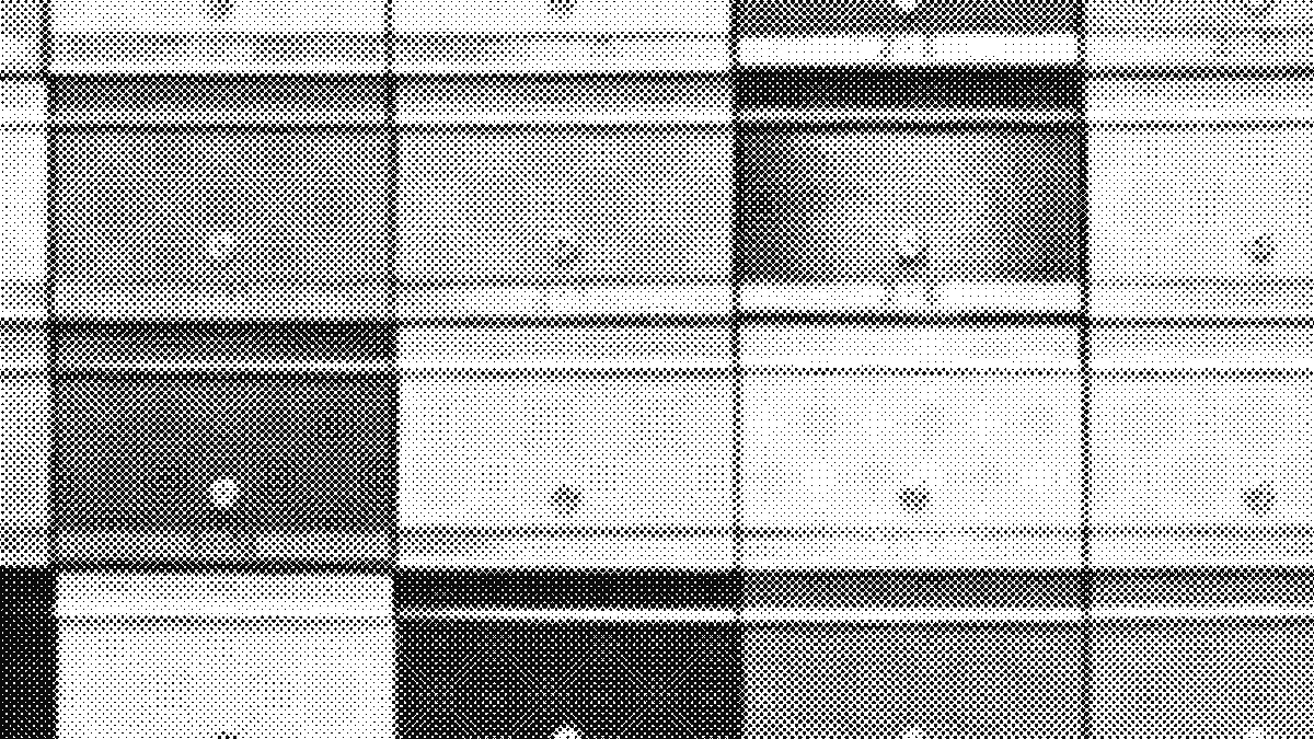 Parede de caixas de correio em grade, cada porta fechada com uma fechadura redonda no centro